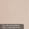 3% - RO. ROLLER SCREEN DSN - 3 NATURAL #103