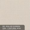 3% - ROLLER SCREEN DSN - 2 NATURAL #103
